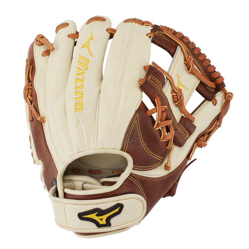 Guantes Mizuno Classic Series Fastpitch 11.5" Mujer Plateadas/Marrones Baratas QGNL-53912